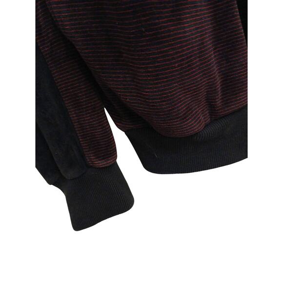 Authentic Christian Dior Zip Up Jacket Sz L Burgundy Party Elegant Sporty Golf - Picture 3 of 10